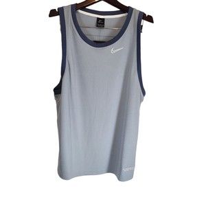Nike Gray/baby Blue Who Said Women Was Not Meant To Fly Basketball Top‎ Size XXL
